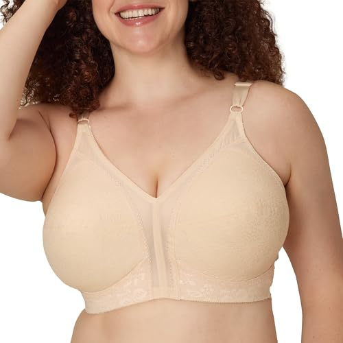 Playtex Women's 18 Hour Original Soft Cup Bra, Natural Beige, 48C