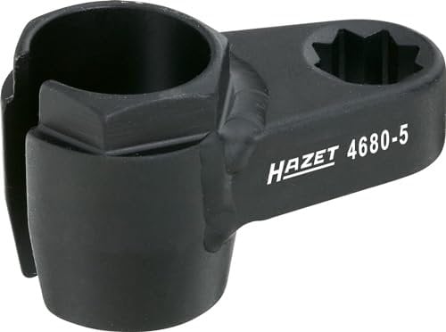 HAZET Lambdasonde 4680-5 I Abtrieb: Sechskant I Schlüsselweite: 22 mm I Für die Montage oder Demontage der Lambdasonde I Robustes Gehäuse I Für eine Vielzahl von PKWs