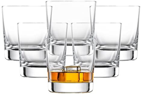 SCHOTT ZWIESEL Whiskyglas Basic Bar Selection (6er-Set), geradliniger Tumbler für Whisky, spülmaschinenfeste Tritan-Kristallgläser, Made in Germany (Art.-Nr. 115835)