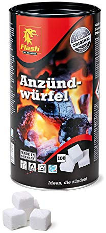 Grillanzünder / Kamin Anzünder Flash Anzündwürfel 100er Dose