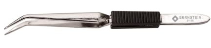 Bernstein Werkzeug Löt-Kreuzpinzette abgebogene Spitzen, 160 mm, 5-156