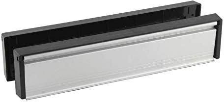 12 300mm Silver UPVC Timber Sleeve Telescopic Letter Plate Box Brush Draught Excluder