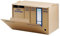 ELBA Systemcontainer, 5 Stück, stapelbar, braun