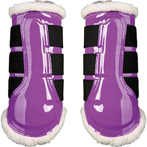 HKM 547960 HKM Gamaschen -Comfort Lack-, L, lila