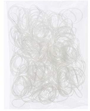 Zac's Alter Ego Pack of 250 Small Mini Braiding Hair Bands/Rubber Elastics