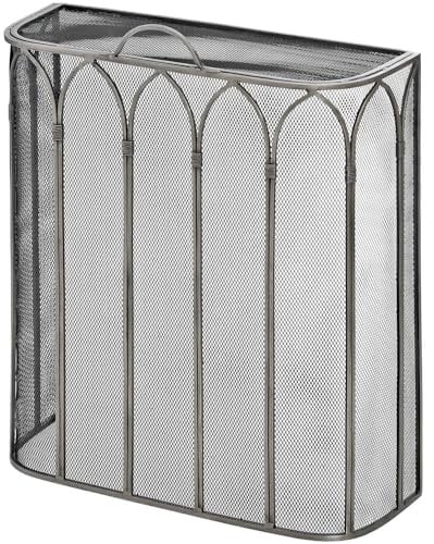 Hill 1975 Gothic Antique Pewter Fire-Screen, Metal, Mixed, 21 x 55 x 65cm