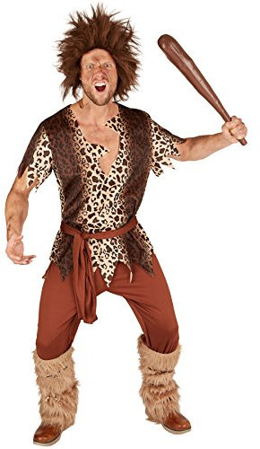 tectake dressforfun Herrenkostüm Steinzeitmann Neandertaler | Höhlenmensch Verkleidung | inkl. Gürtel und Beinstulpen (M | Nr. 301340)