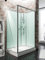 Schulte cabine de douche complète en kit 120 x 90 x 204 cm (bac de douche inclus), alu-argenté, avec porte coulissante, ouverture vers la droite, verre de sécurité porte 5 mm, cabine intégrale