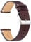 BINLUN Leder Uhrenarmband Schnellverschluss Lederarmband 12mm 14mm 16mm 18mm 20mm 22mm 24mm Uhrenband mit Edelstahl Silber Schnalle Smartwatch Ersatzarmband für Herren Damen (Braun, 22mm)