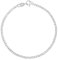 modabilé Armband 925er Sterling Silber (16cm 1,85mm breit) Silberarmband Panzerkette 925 ohne Anhänger Armkette für Frauen Silbernes Armkettchen