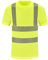 AYKRM hi vis t Shirts Hi Vis High Viz Visibility Short Sleeve Safety Work Polo T Shirt (Yellow, m)