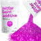 Hemway Glitter Paint Additive - Fuchsia Pink | Extra Chunky Metallic Flakes for Adding Sparkle to Paints & Wood Varnish | Add to Emulsion, Acrylic & Latex for Indoor Sparkly Walls | 100 g