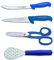 Dick Anglermesser Set 4 teilig mit Fischfiliermesser & Stechmesser 15 cm & Flossenschere & Fischentschupper