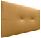 DHOME Cabecero de Polipiel o Tela AQUALINE Pro cabeceros Cabezal tapizado Cama Lujo (Polipiel Dorado, 110cm (Camas 80/90/105))