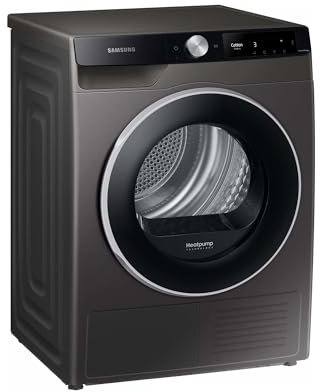 Samsung DV80T6220LX/S2 Wärmepumpentrockner, 8 kg, Simple Control mit WiFi und Auto Cycle Link, Hygiene+ Programm, Air Wash, Inox