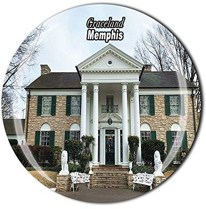 Graceland Memphis USA - Imán para Nevera, Imán Nevera Ciudades