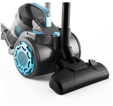 ASPIRADOR ORBEGOZO CLASE A 800W CICLONICO S/BOLSA 78DB negro y turquesaJP20