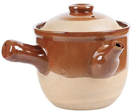 Cabilock 1pc Medicine Pot Ceramic Casserole Pan Ceramic Cookware Pot Vintage Serving Cookware Earthen Pot Casserole Peony Casserole Pot Stockpot Clay Whistle Traditional Chinese Medicine