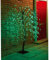 Homme Concept - 5 FT Weeping Willow Tree 240 Green LED lights with Metal Square Base Christmas Garden ornaments for home Xmas display Decoration Indoor/Outdoor