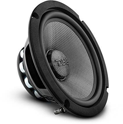 DS18 PRO-CF8.2NR - Altoparlante impermeabile da 20,3 cm, cono in fibra di carbonio medio-basso e anelli al neodimio magnetici, 600 Watt, 2 Ohm, ideale per moto e sport motoristici (1 altoparlante)