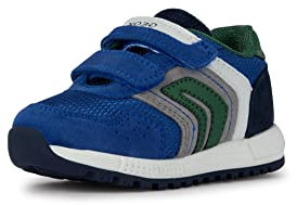 Geox Baby-Jungen B ALBEN Boy Sneaker, ROYAL/Green, 20 EU