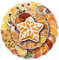Bric Dodo 50 Stück Kekse Aufkleber Auto Laptop Telefon Gitarre Skateboard Motorrad Fahrrad Cookies Stickers Set Vinyl Wasserdicht Aesthetic Aufkleber für Jugendliche Kinder Erwachsene
