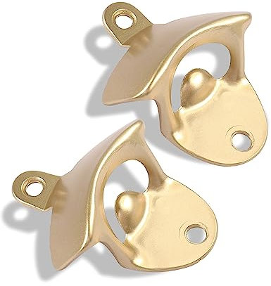 YAODHAOD Lot de 2 décapsuleurs muraux biere style rétro pour bars, restaurants, cafés, cuisines (Couleur)