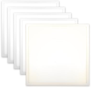 Xtend EcoLight 5x LED Panel 62x62 dimmbar Neutralweiß 4000K 40W Rasterleuchte 0-10V LED Deckenleuchte Ple2.2
