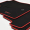 Mattenprofis Velours Edition Fußmatten kompatibel mit Renault Megane 3 III Coupe ab Bj. 11/2008-2012 rot