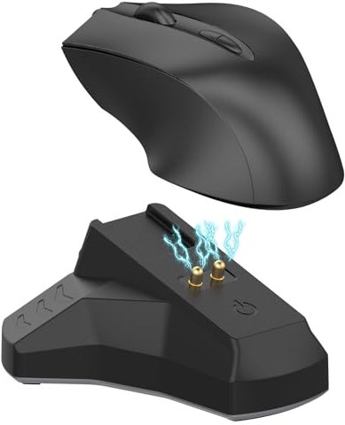 Disscool Mouse Charging Dock Compatible with Razer Naga Pro/Viper Ultimate/Basilisk Ultimate/Mice DeathAdder V2 Pro Replacement Magnetic Charger Anti Slip Design