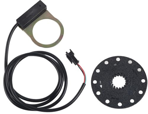 Pedal Assist Sensor, Bike Assistent Geschwindigkeitssensor, Elektrisches Fahrradpedal 12 Magnete Bike PAS System Geschwindigkeitssensor für Mountainbike Zubehör