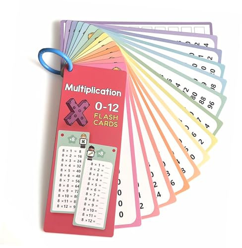 1x1 Lernkarten,Einmaleins Spiel 1x1 Lernen Spiel ，Einmaleins Tabelle mit 13 x Übungsblättern