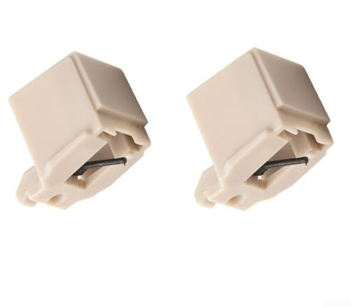 Lot de 2 aiguilles de rechange pour tourne-disque vinyle Audio-Technica AT-LP60 AT-LP60X AT-LP60XBT AT-LP60-USB AT-LP2D AT-PL50