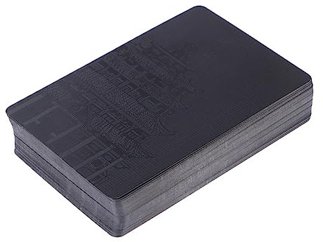 ERINGOGO Solid Pokerkarten Für Kreative Spiele Im Home Bar Und Büro Luminous Design Für Unvergessliche Spielabende