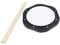10 -Zoll -Drum -Übungs -Pad -Drumsticks mit Tasche Zum Training Neuer Schlagzeuger Tragbares Percussion Instrument