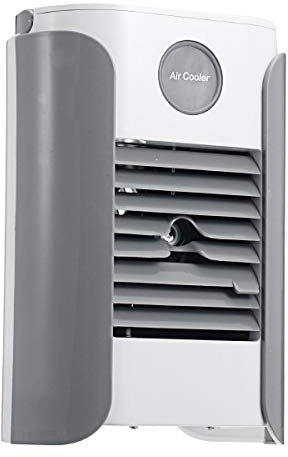 Mini ventilador USB portátil Bluetooth enfriador de aire humidificador con función de pulverización silenciosa