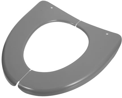 Homoyoyo Portable Foldable Toilet Seat Cover Cushion Waterproof Plastic Adult Toilet Cushion for Public Restrooms and Home Use Nordic Gray Travel Camping Restrooms