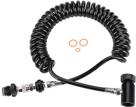 Gavigain Paintball Marker Remote Coil Zylinder Anschluss Ventilschlauch Wellschlauch