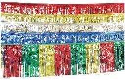 Fransengirlande, 10m, bunt