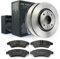 Bremsen/BREMSSCHEIBEN + BREMSBELÄGE VORNE NB PARTS GERMANY 10042197