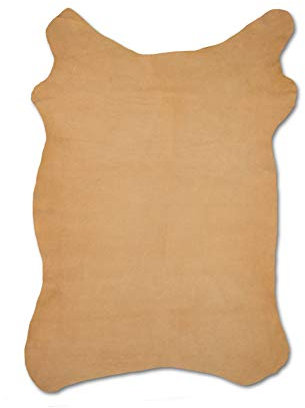 Zerimar Natur Lederreste | Lederreste Kaufen | Lederreste Sortiert | DIY Lederreste | Farbe: Kamel | Massnahmen: 105x65 cm. 6 fuss