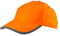 Basecap Cappy Casquette de sécurité Professionnelle Jaune Orange, Orange