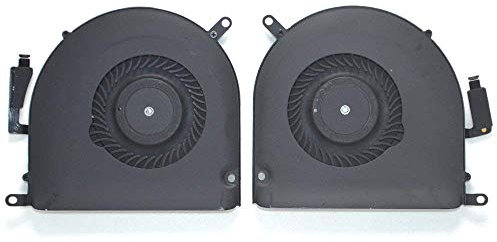 Willhom Repuesto izquierda y derecha CPU ventilador de refrigeración para MacBook Pro 15 pulgadas Retina pantalla A1398 finales de 2013 a mediados de 2015