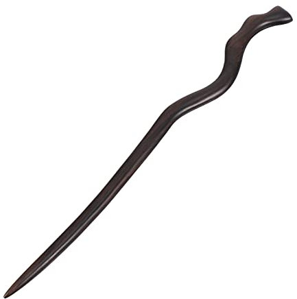 Minkissy Wood Hair Stick Chinese Hair Pin Japanese Hair Chopstick Retro Hair Accessories for Women Long Hair Bun