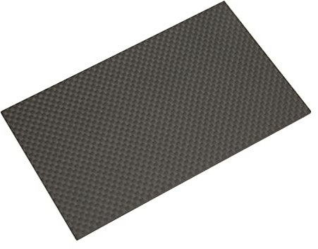 Hojas de Fibra de Carbono - 3K Placa de Fibra de Carbono Sarga Mate - Láminas de Fibra de Carbono 75mmx125mmx0.5mm 1mm 1.5mm 2mm 3mm - Impermeable & Resistente UV(75x125x1,0 mm)
