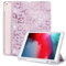 Vozehui Hülle für iPad der 9./8./7. Generation mit Stifthalter, Niedliches Wink Smiley Gesicht, Dreifach Gefalteter Ständer, Schutzhülle mit Auto Sleep Wake für iPad Hülle 10,2 Zoll 2021/2020/2019