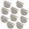 Sonwaha 10 PCS Klappgriff Edelstahl, Kistengriff Edelstahl Klappgriff Klein Folding Handles Tragegriff Hardware Boxes Silver Handles Klappgriff Edelstahl Kistengriff