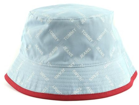 TOMMY HILFIGER TJW Item Reversible Bucket Hat Chambray Sky