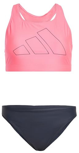 adidas Damen Big Bars Bikini, Lucid Pink/Legend Ink, 38