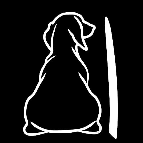 Hunde Wischer Aufkleber für Heckscheibe, Reflektierend Scheibenwischer Aufkleber Autoaufkleber,Lustige Katze Hund Winkender Schwanz Abziehbild Fensterwischer Aufkleber Wasserdicht Vinyl Autotattoo